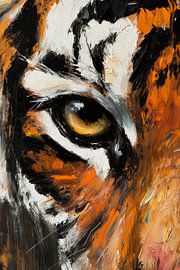 Tiger's eye: art with intensity by Poster Art Shop