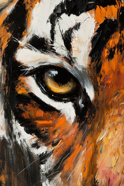 Tigerauge: Kunst mit Intensität von Poster Art Shop