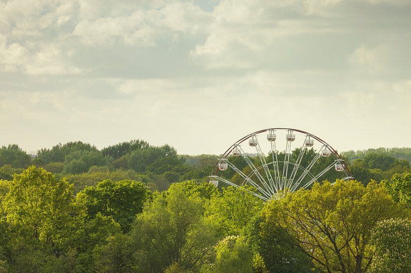Reuzenrad Stadspark Groningen - Nederland van Marcel Kerdijk