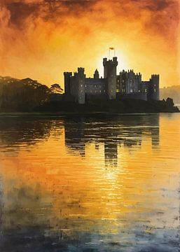 Ashford Castle Sonnenuntergang von MIROKKU