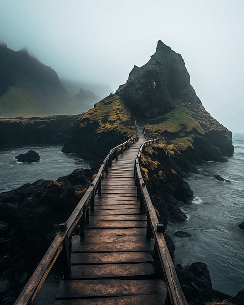 Old Wood Bridge von Stephanie Lenk - Feldmeth
