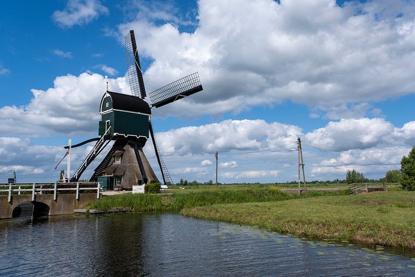 schöne Mühlenlandschaft in den Niederlanden. Unesco-Website. von Tjeerd Kruse