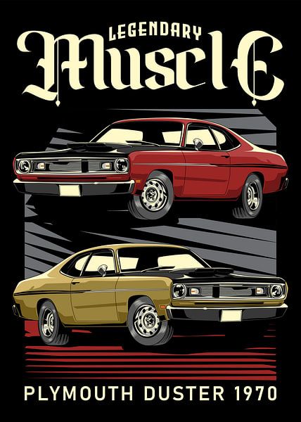 Plymouth Duster-Muskelauto von Adam Khabibi