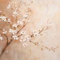 White Cherry Blossoms in Natural Harmony