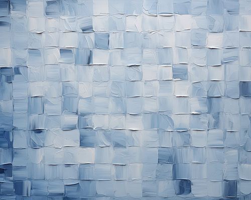 Vierkanten in Blauw