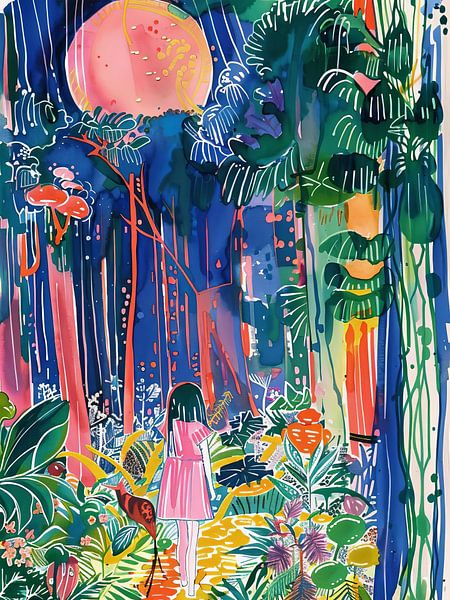 Kind im Wald von TOAN TRAN