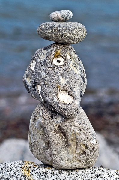 Stones on the beach on the island of Rügen by Silva Wischeropp