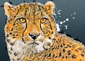 cheetah art #cheetah #cats #animaux sur JBJart Justyna Jaszke
