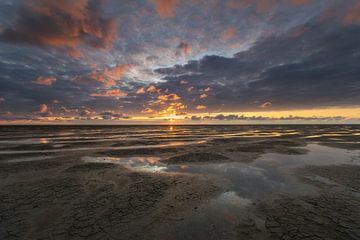 Nuages Oranges von Jan Koppelaar