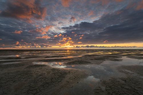 Nuages Oranges sur Jan Koppelaar