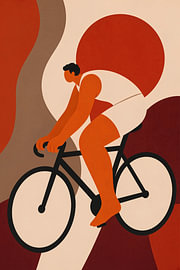 Radsportler auf dem Rennrad von Studio Pronk.