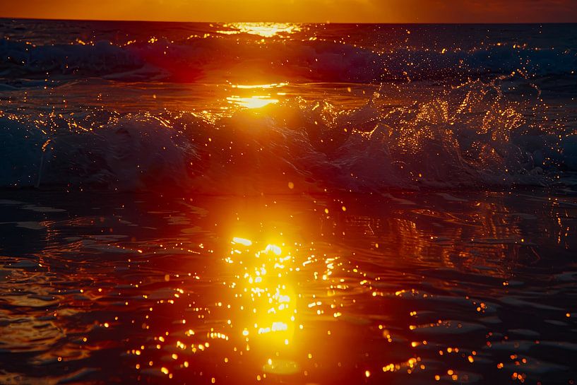 sea view sunset by Egon Zitter