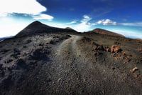 The road to the volcano