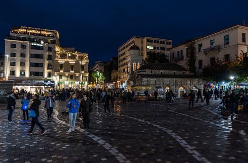 Monastiraki at night