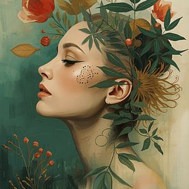 Harmonie tussen mens en natuur van Dante S