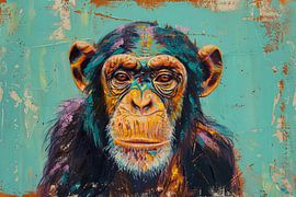 Chimpanzee by Poster Art Shop