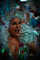 Colourful night Portrait of Carnival in Tenerife