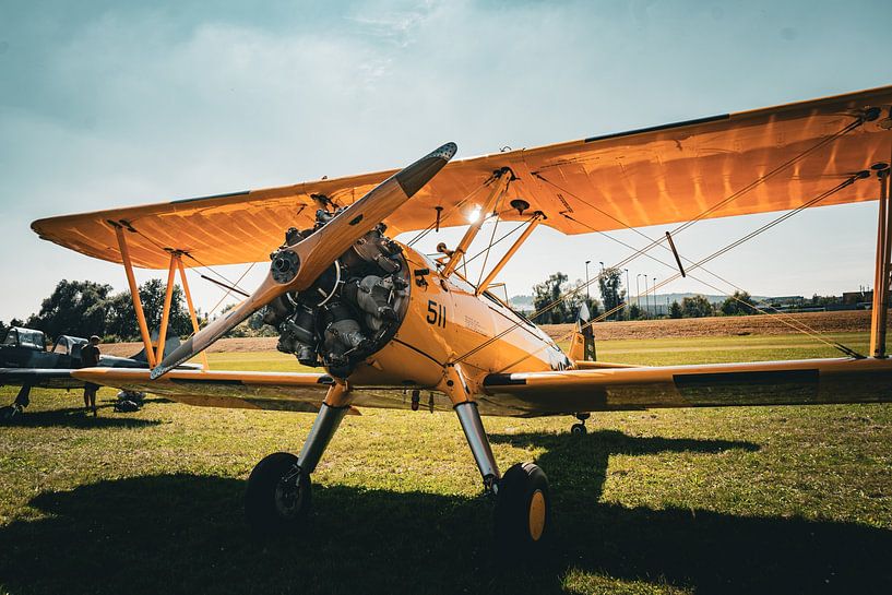 Avion Boeing Stearman modèle 75 1930ˋs par Ahmad Albalkhi