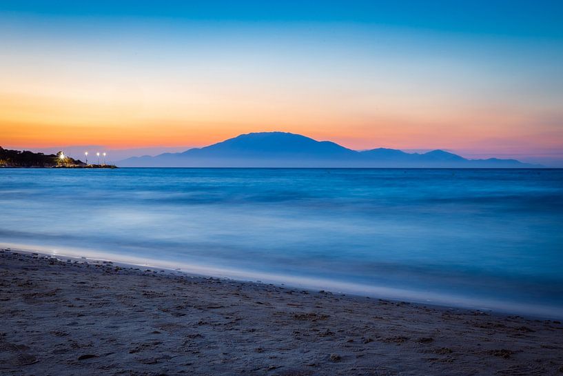 Coucher de soleil sur la plage de Zakynthos Grèce par Zwoele Plaatjes