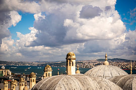 View of the Bosphorus from the Süleymaniye Mosque