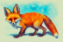Reynaert der Fuchs (Kunst) von Art by Jeronimo
