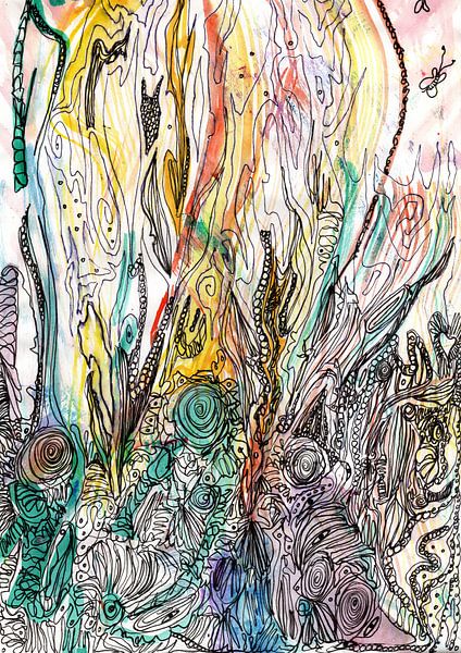 Fantasievoller Garten von MY HAPPY SOUL ART