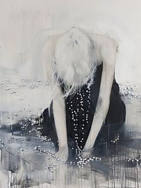 Pearl Woman | Pearled Silence by Abstract Painting