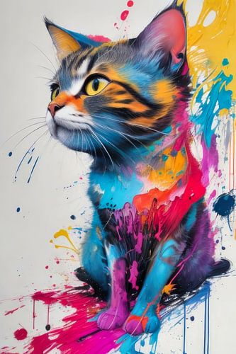 Coloured Kitten 1