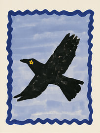 Fliegender Rabe von IamHomeStudio