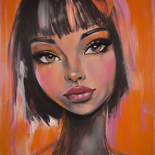 Orange, rose &amp;amp ; noir par Bianca ter Riet