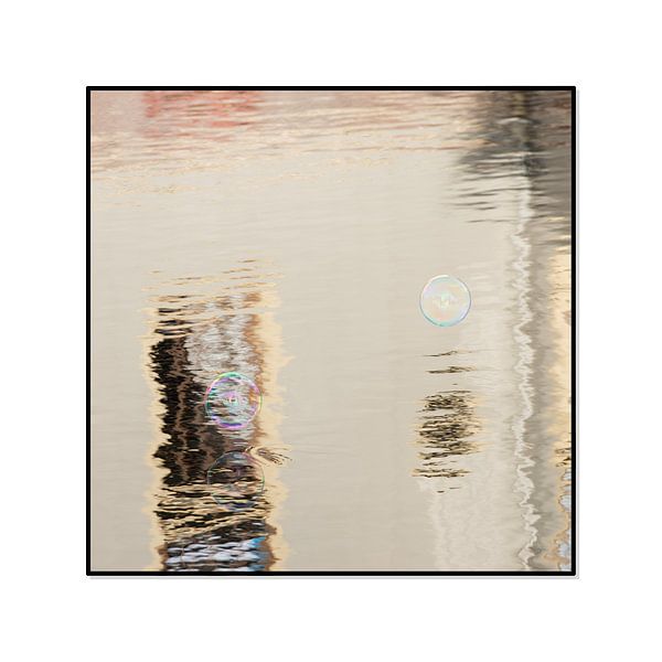 zeepbellen spiegeling par Wendy van Kuler Fotografie