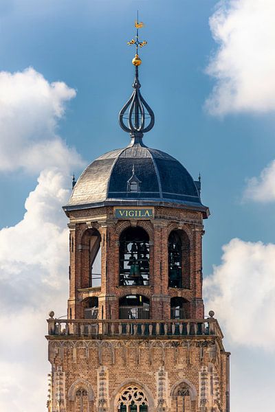 Tower of the Lebuïnus church in Deventer, Netherlands by Adelheid Smitt