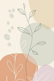 Abstract plants by Poster Art Shop