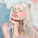 Dromerige elegantie in pastelkleuren van Poster Art Shop thumbnail