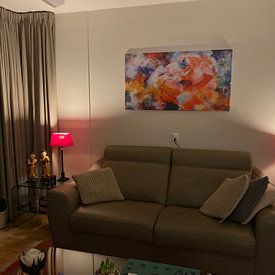 Customer photo: Reflection Red by Atelier Paint-Ing, on canvas