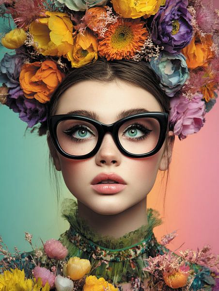 Flower lady by Ellen Novara-da Lima
