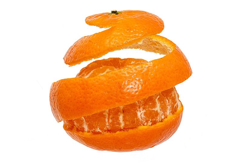 Tangerine peels off all around by Hans-Jürgen Janda