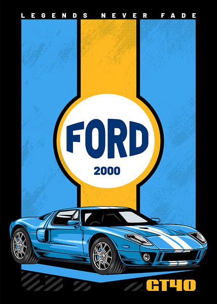 Ford GT40 Super Car by Adam Khabibi