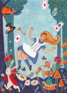 Alice in Wonderland van Caroline Bonne Müller