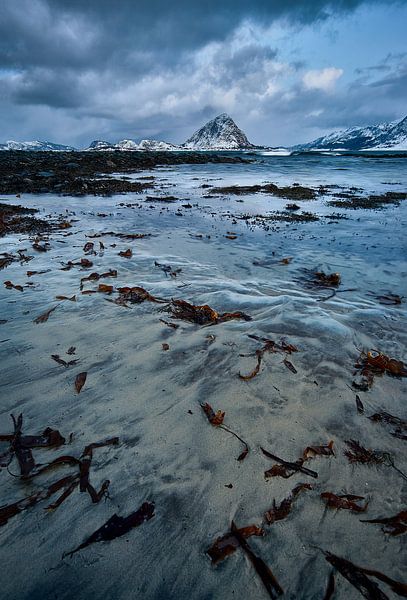 Winter landscape on Godøy, Sunnmøre, Møre og Romsdal, Norway by qtx