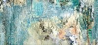paysage abstrait turquoise nature vert