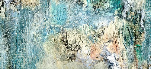 abstrakte Landschaft Türkis Natur Grün