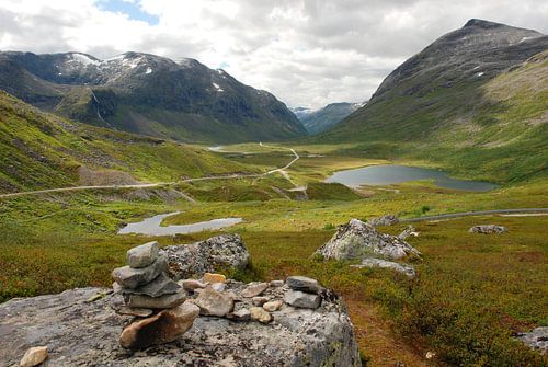 Weg 63 bij Trollstigen Noorwegen