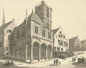 Anthonie van den Bosch und Willem Gruyter (jr.), Das alte Rathaus von Amsterdam, 1778 - 1838 von Atelier Liesjes