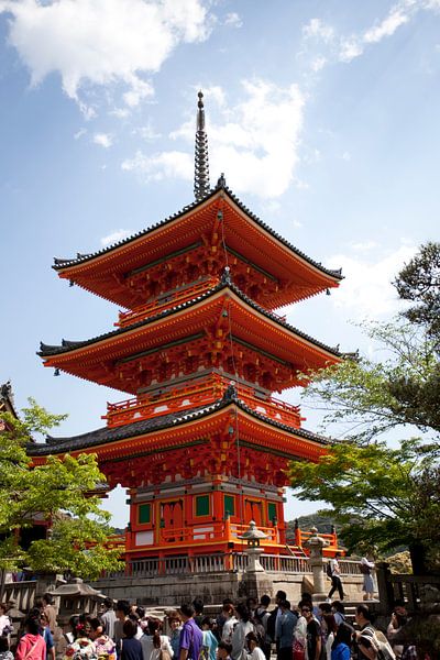 Kyoto Kiyomizu-dera temple by Kees van Dun