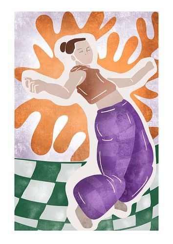 Dancing until the sun rises by Elise Marcus