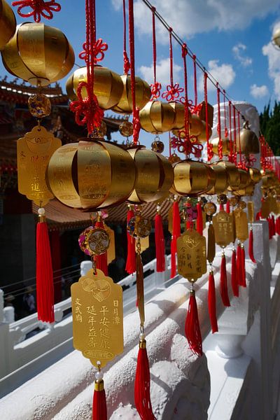 tempel versiering in Taiwan by Eline Oostingh