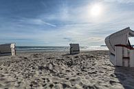 drei weiße Strandkörbe, Prora, Insel Rügen von GH Foto & Artdesign Miniaturansicht