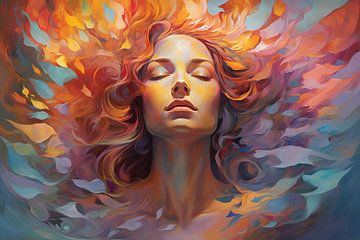 Transcend | Mindfulness Art by ARTEO Paintings