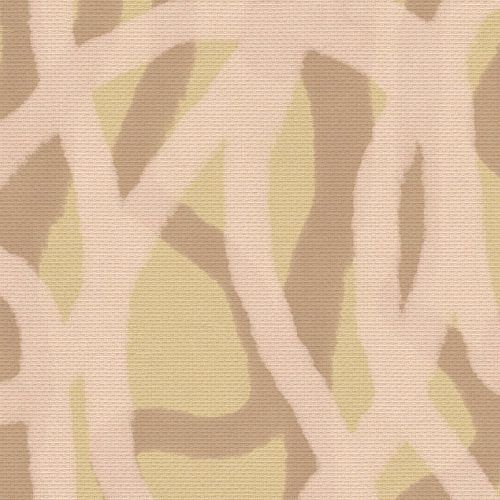 Wabi-sabi abstracte lijnen in warm terracotta en nude